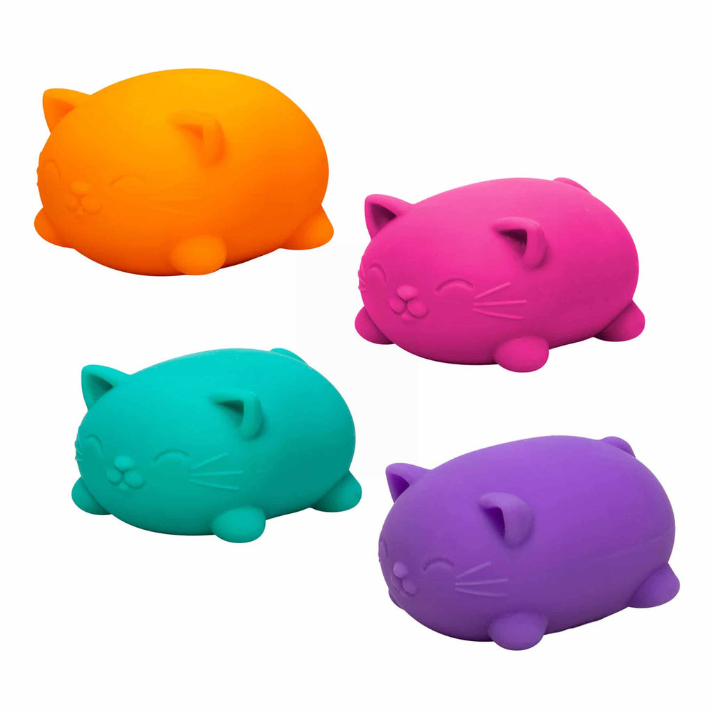 Adorable Character Cool Cats NeeDoh | Select Morning Crest - Collectible Shaggy Monster Squishable Toy Detail