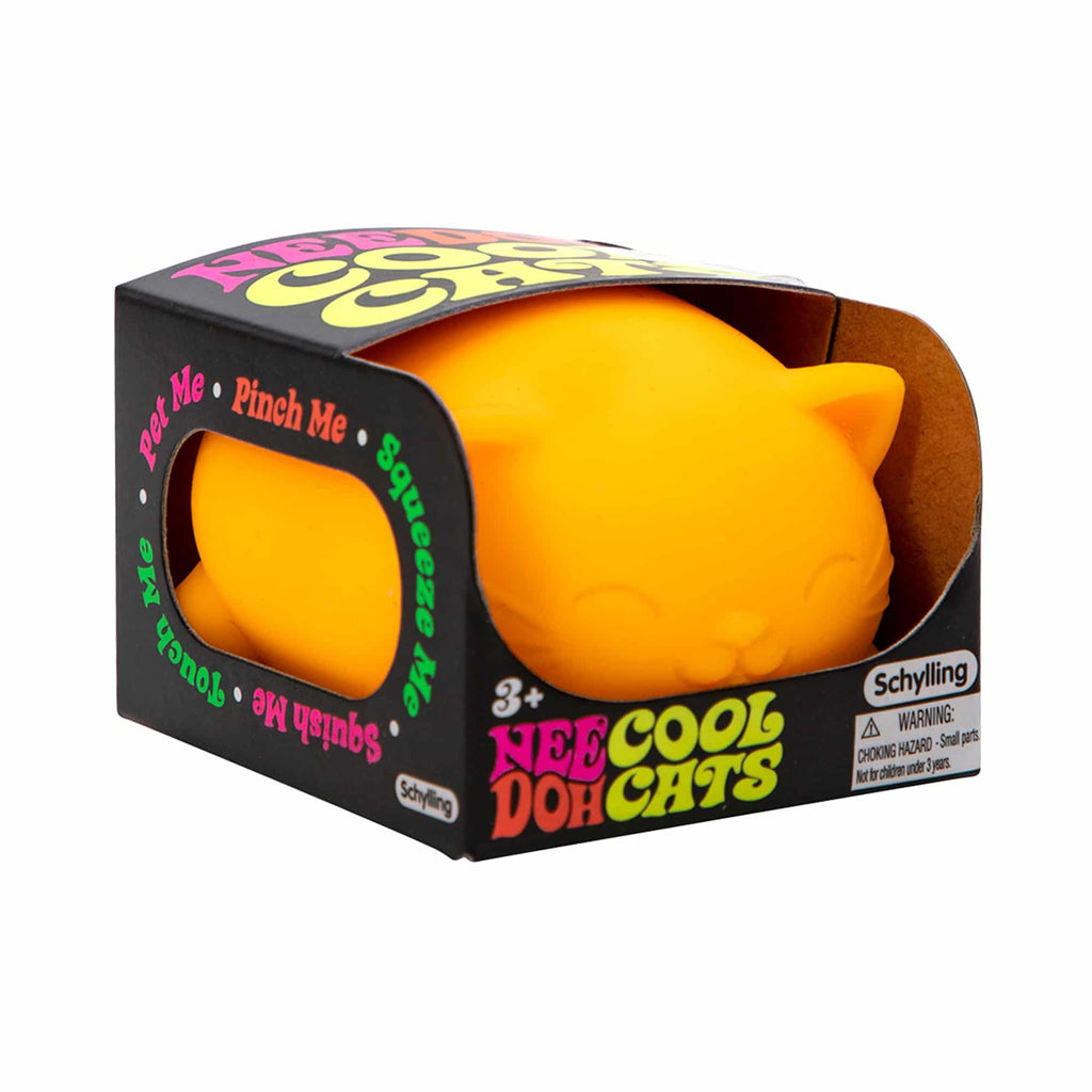 Adorable Character Cool Cats NeeDoh | Select Morning Crest - Collectible Shaggy Monster Squishable Toy Detail