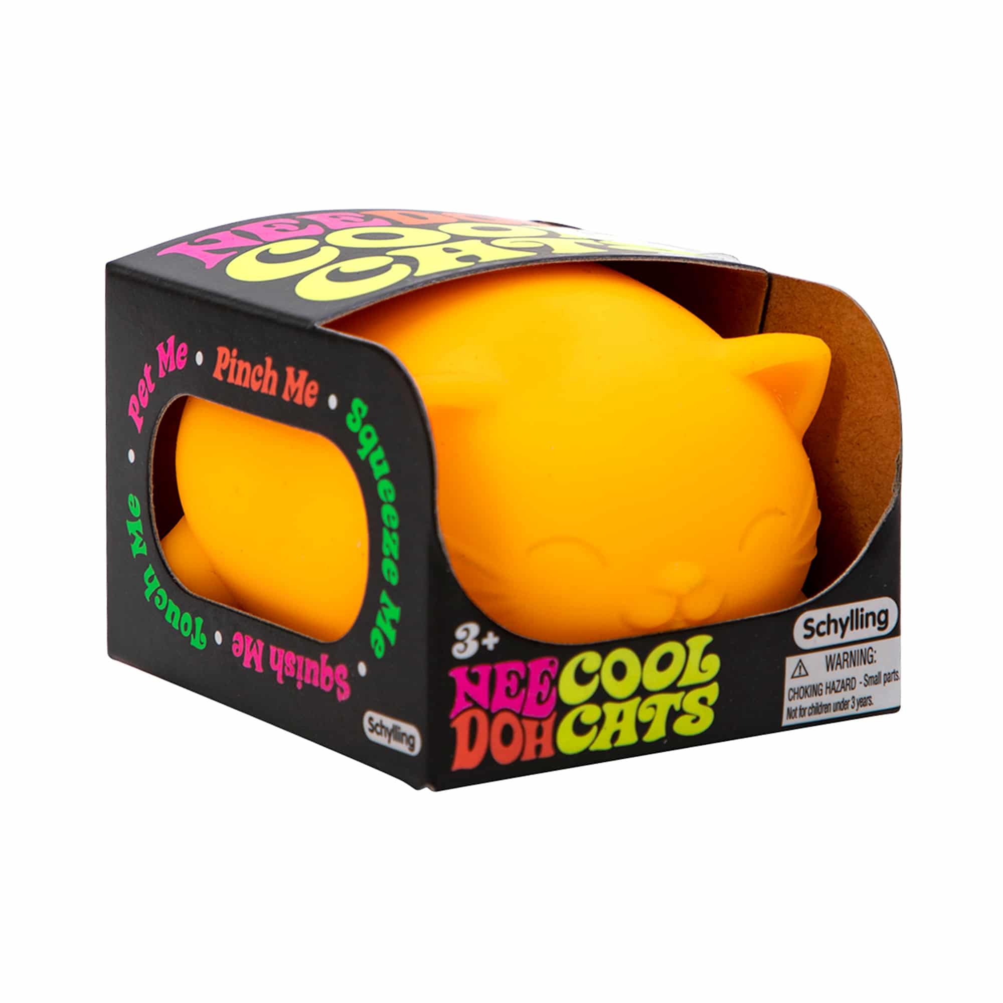 Adorable Character Cool Cats NeeDoh | Select Morning Crest - Collectible Shaggy Monster Squishable Toy Detail
