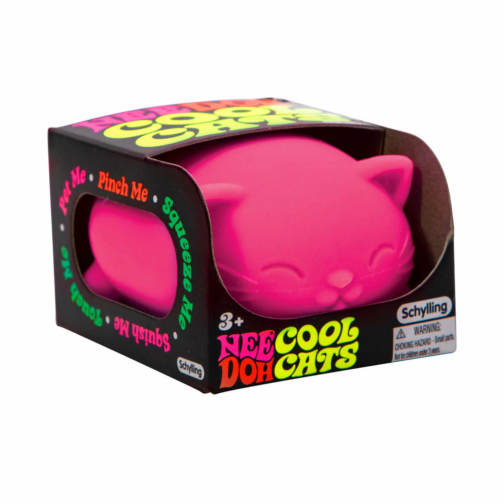 Adorable Character Cool Cats NeeDoh | Select Morning Crest - Collectible Shaggy Monster Squishable Toy Detail