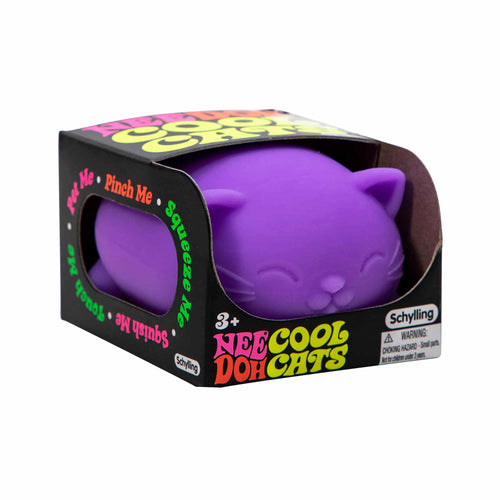 Adorable Character Cool Cats NeeDoh | Select Morning Crest - Collectible Shaggy Monster Squishable Toy - Surprise Me! (Random Color)