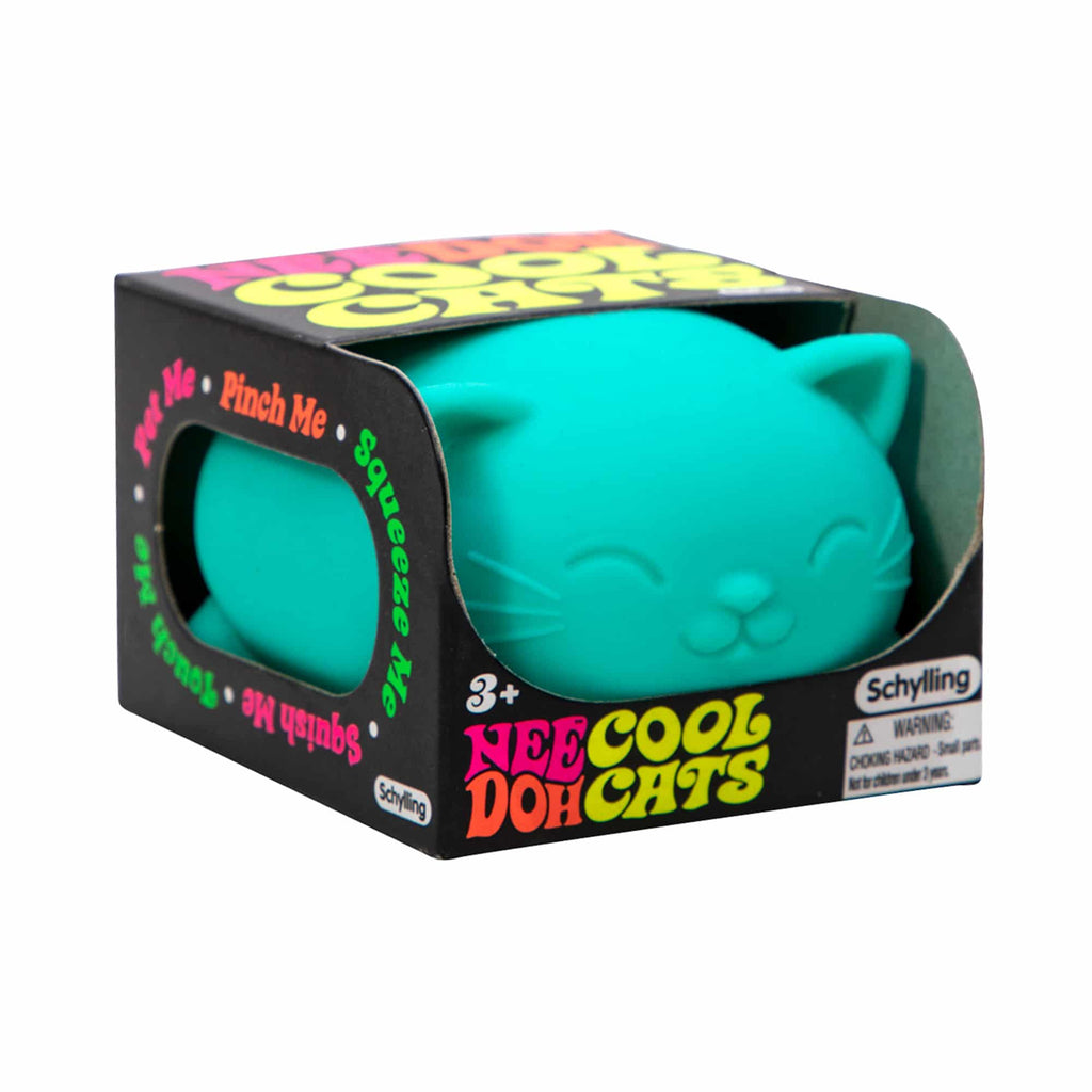Adorable Character Cool Cats NeeDoh | Select Morning Crest - Collectible Shaggy Monster Squishable Toy Detail