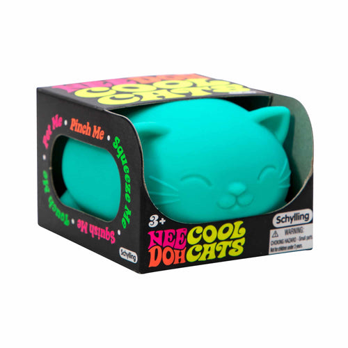 Adorable Character Cool Cats NeeDoh | Select Morning Crest - Collectible Shaggy Monster Squishable Toy Detail