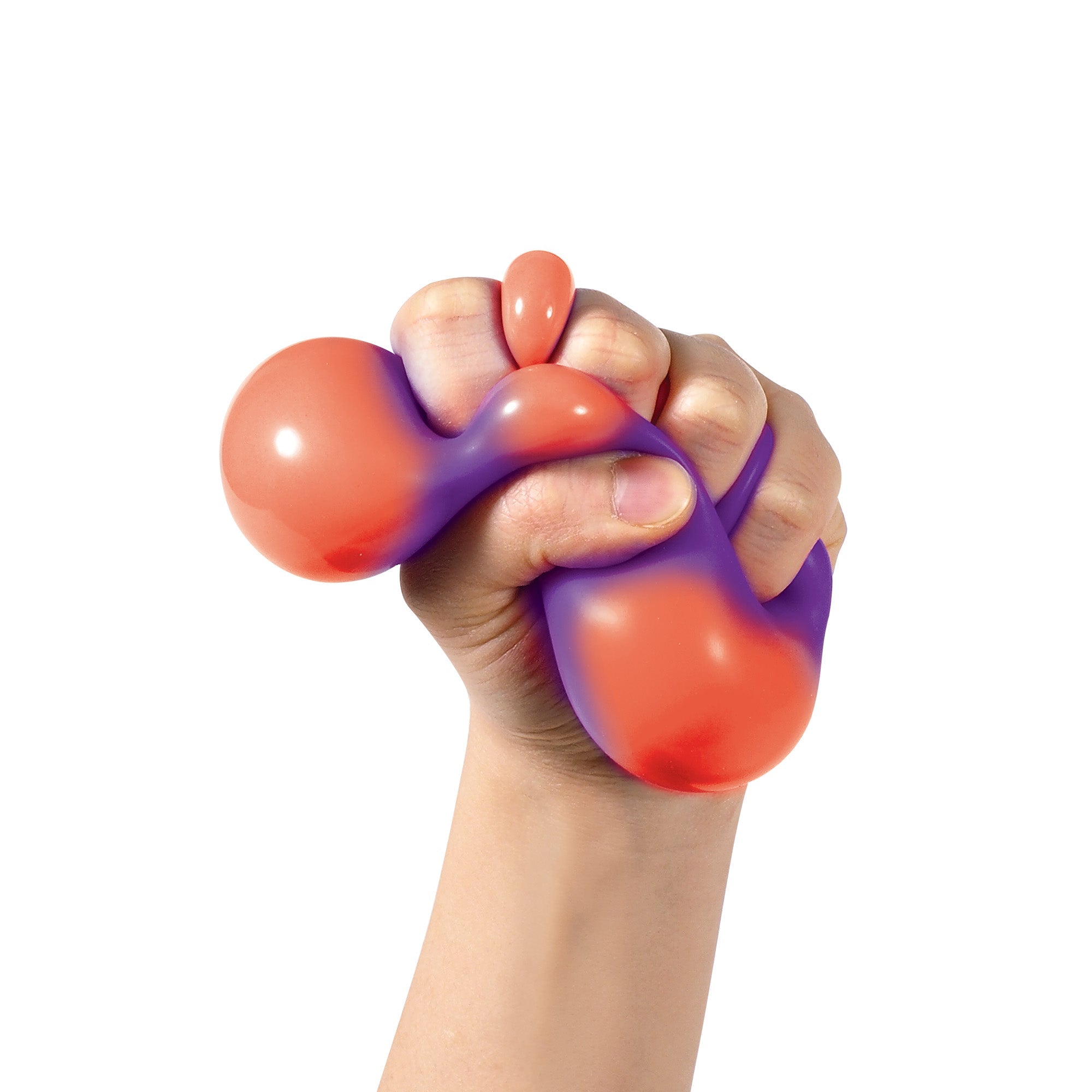Playful Geometric NeeDoh Color Change Squeeze Heart | Reserve Opal Summit - Squishy Dohnut Sweet Treat Shaped Stress Toy Detail