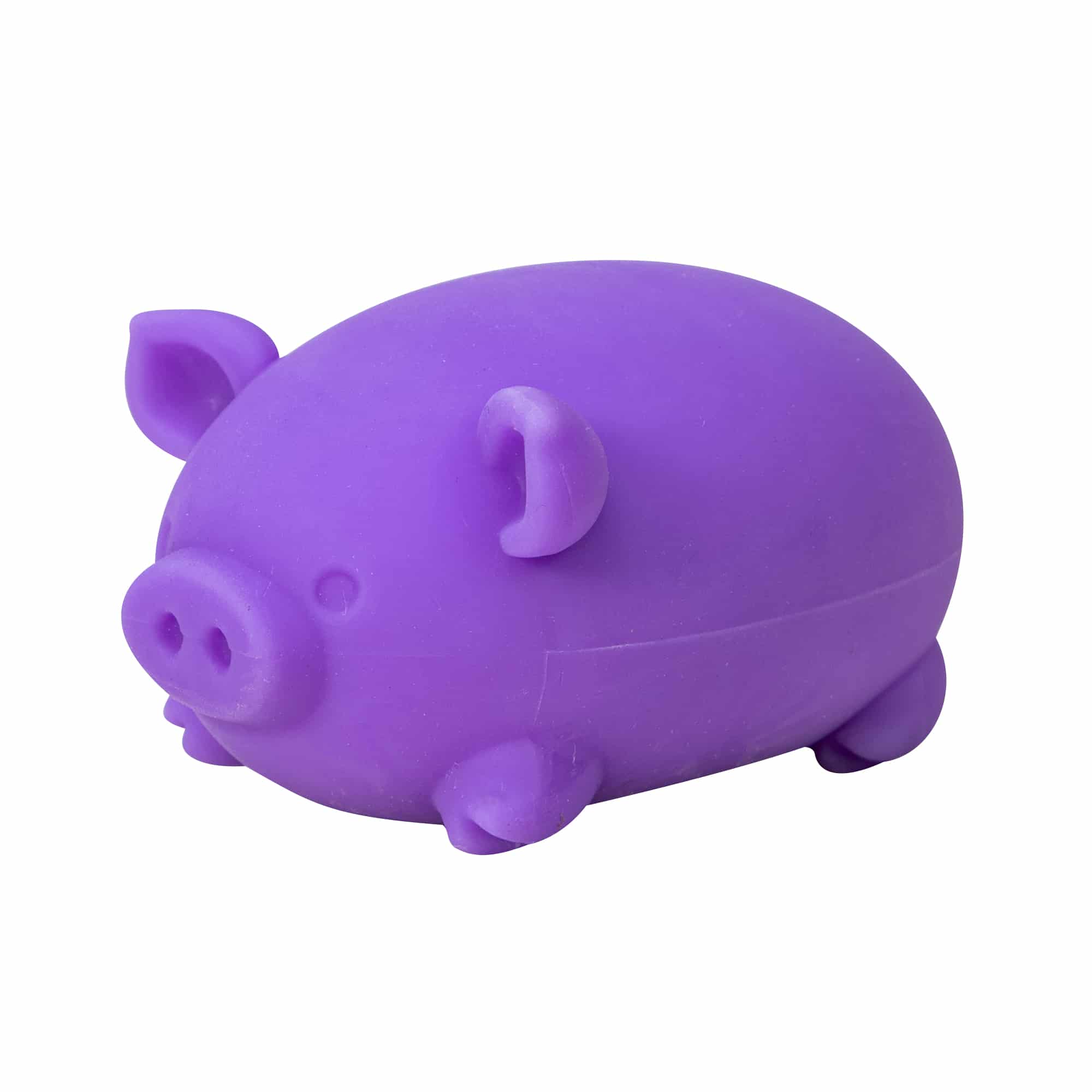 Adorable Character NeeDoh Dig’ It Pig | Select Velvet Canopy - Purrfect Cat Squishy Character Stress Toy Detail
