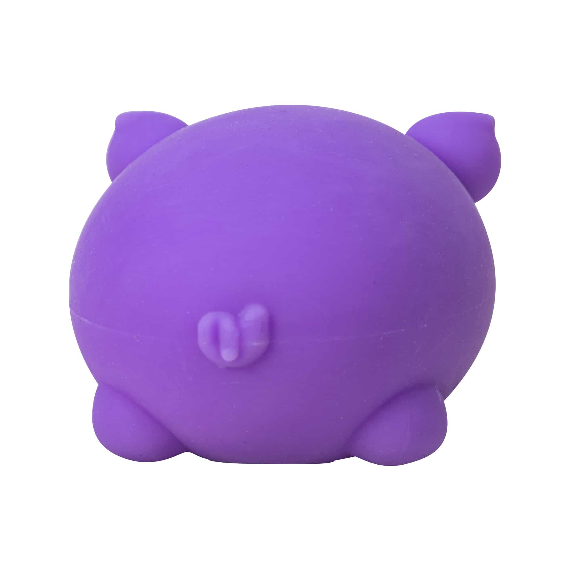 Adorable Character NeeDoh Dig’ It Pig | Select Velvet Canopy - Purrfect Cat Squishy Character Stress Toy Detail