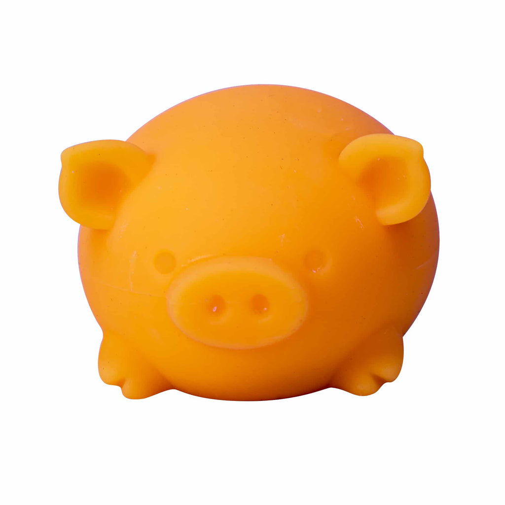 Adorable Character NeeDoh Dig’ It Pig | Select Velvet Canopy - Purrfect Cat Squishy Character Stress Toy Detail