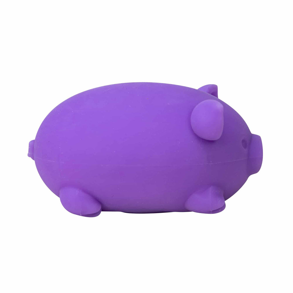 Adorable Character NeeDoh Dig’ It Pig | Select Velvet Canopy - Purrfect Cat Squishy Character Stress Toy Detail
