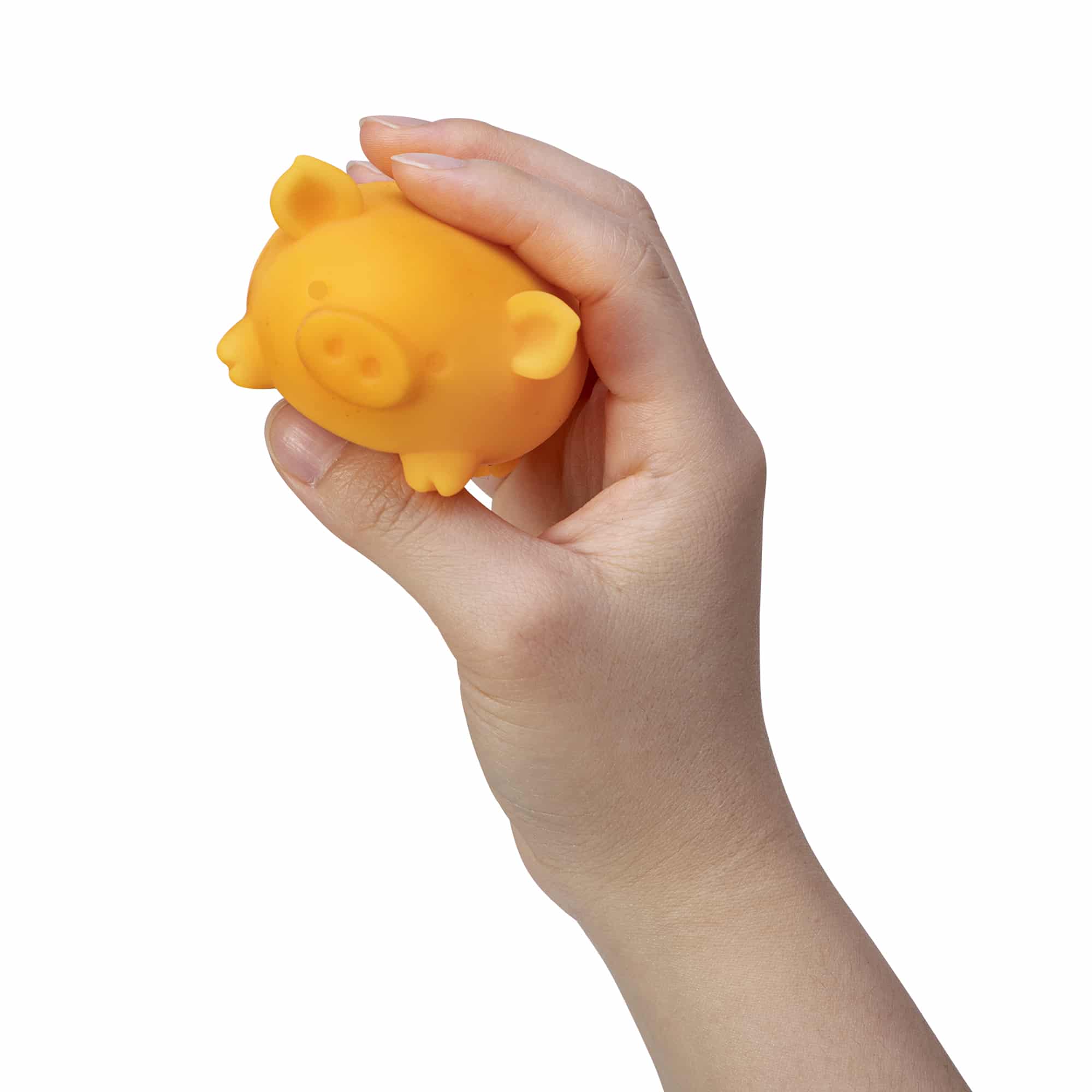 Adorable Character NeeDoh Dig’ It Pig | Select Velvet Canopy - Purrfect Cat Squishy Character Stress Toy Detail