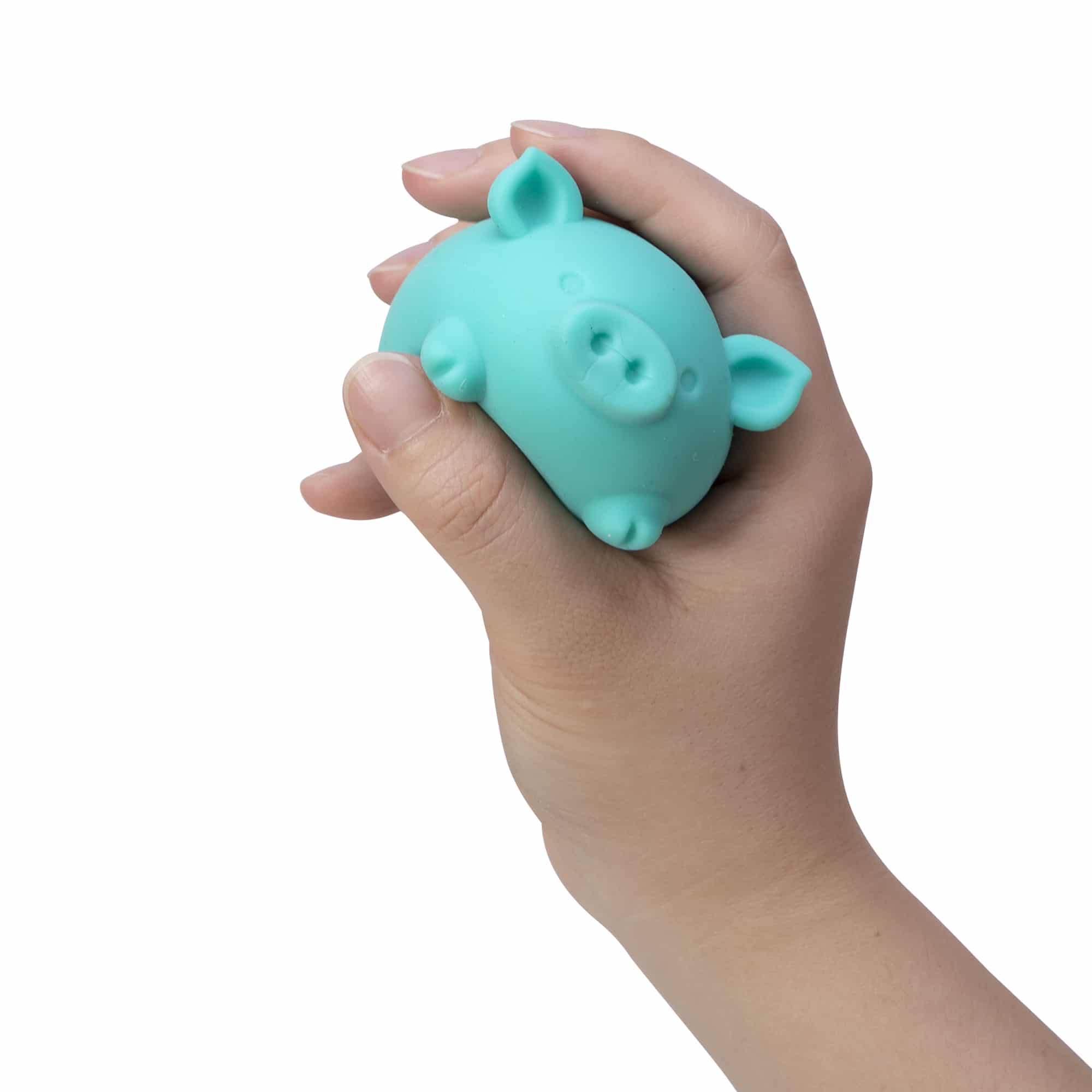 Adorable Character NeeDoh Dig’ It Pig | Select Velvet Canopy - Purrfect Cat Squishy Character Stress Toy Detail
