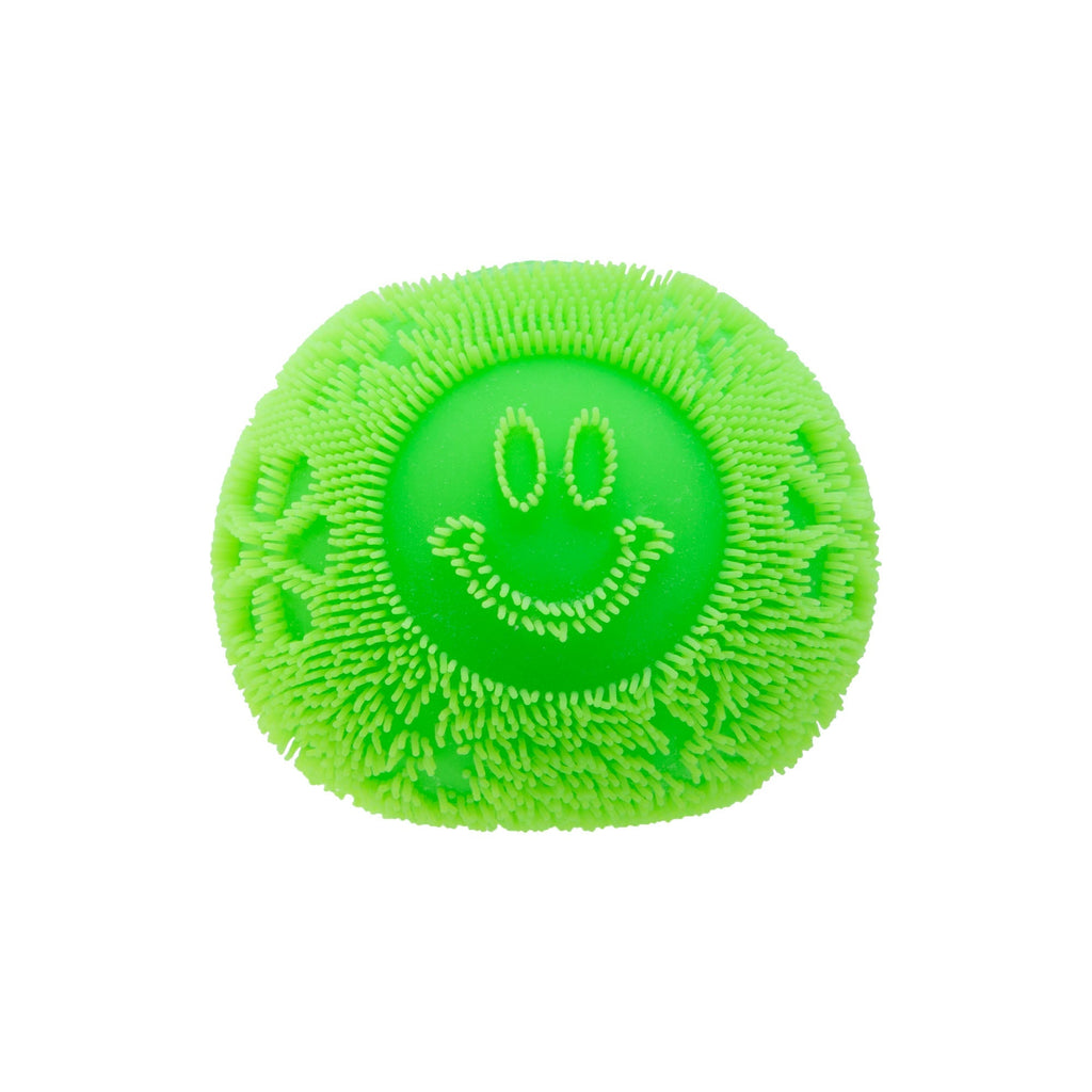 Shaggy Tactile NeeDoh Fuzz Ball Flower Power | Signature Elm Point - Fuzzy Flocked Textured Sensory Fidget Ball Detail