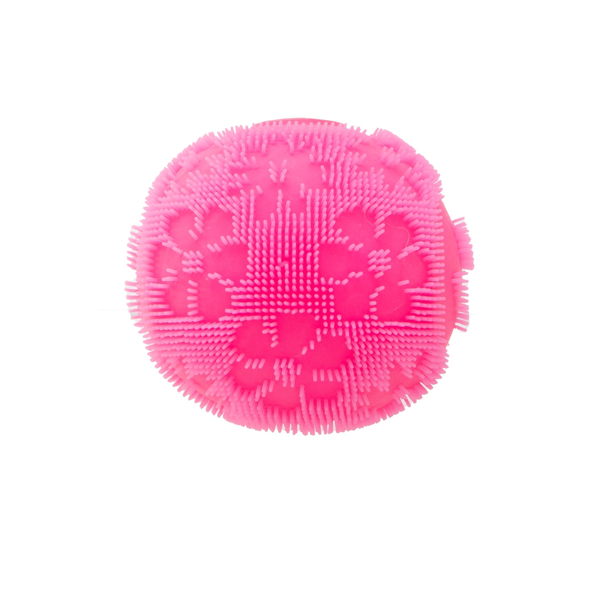 Shaggy Tactile NeeDoh Fuzz Ball Flower Power | Signature Elm Point - Fuzzy Flocked Textured Sensory Fidget Ball Detail