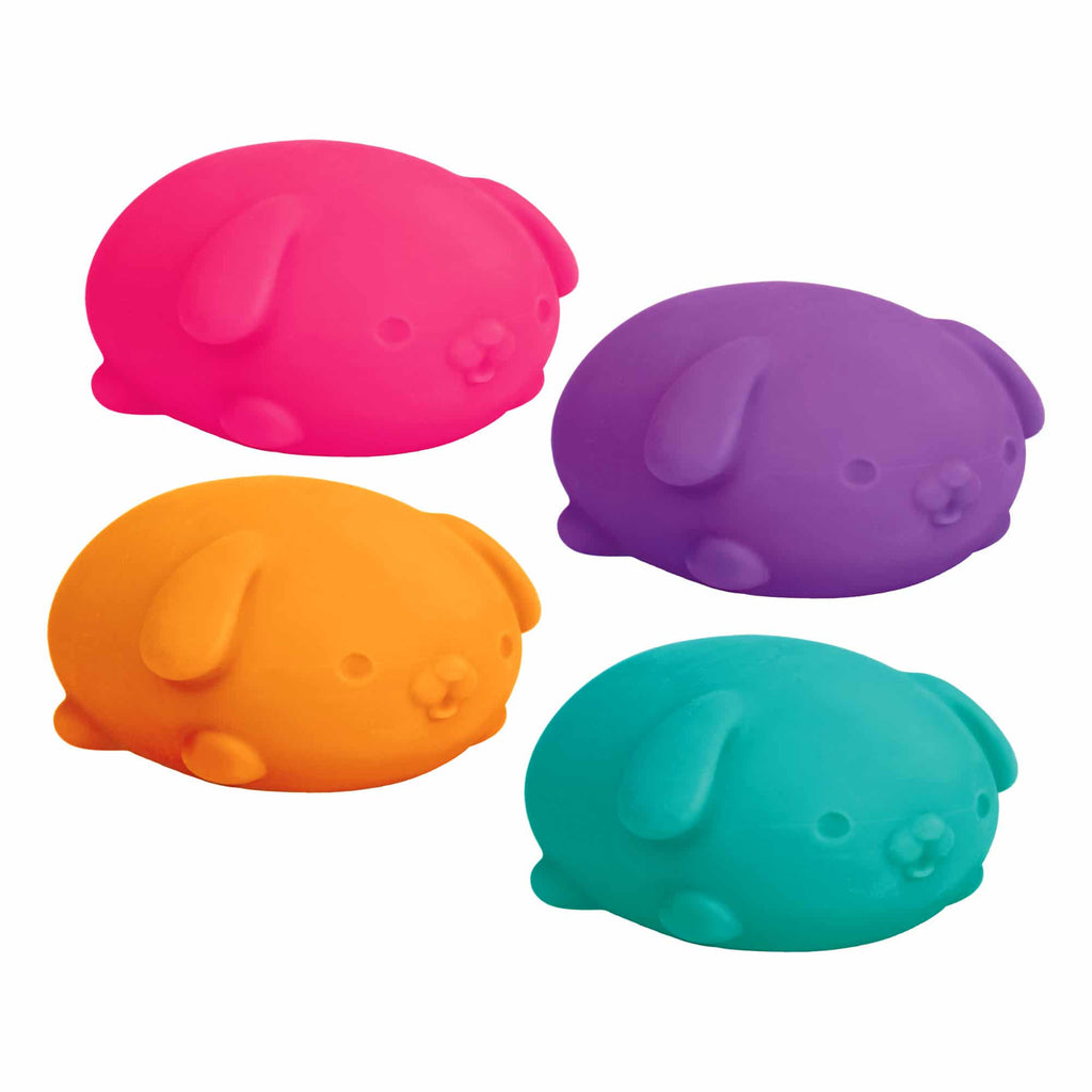 Purrfectly Squishy NeeDoh Funky Pup | Collection Canyon Shore - Collectible Shaggy Monster Squishable Toy - Surprise Me! (Random Color)