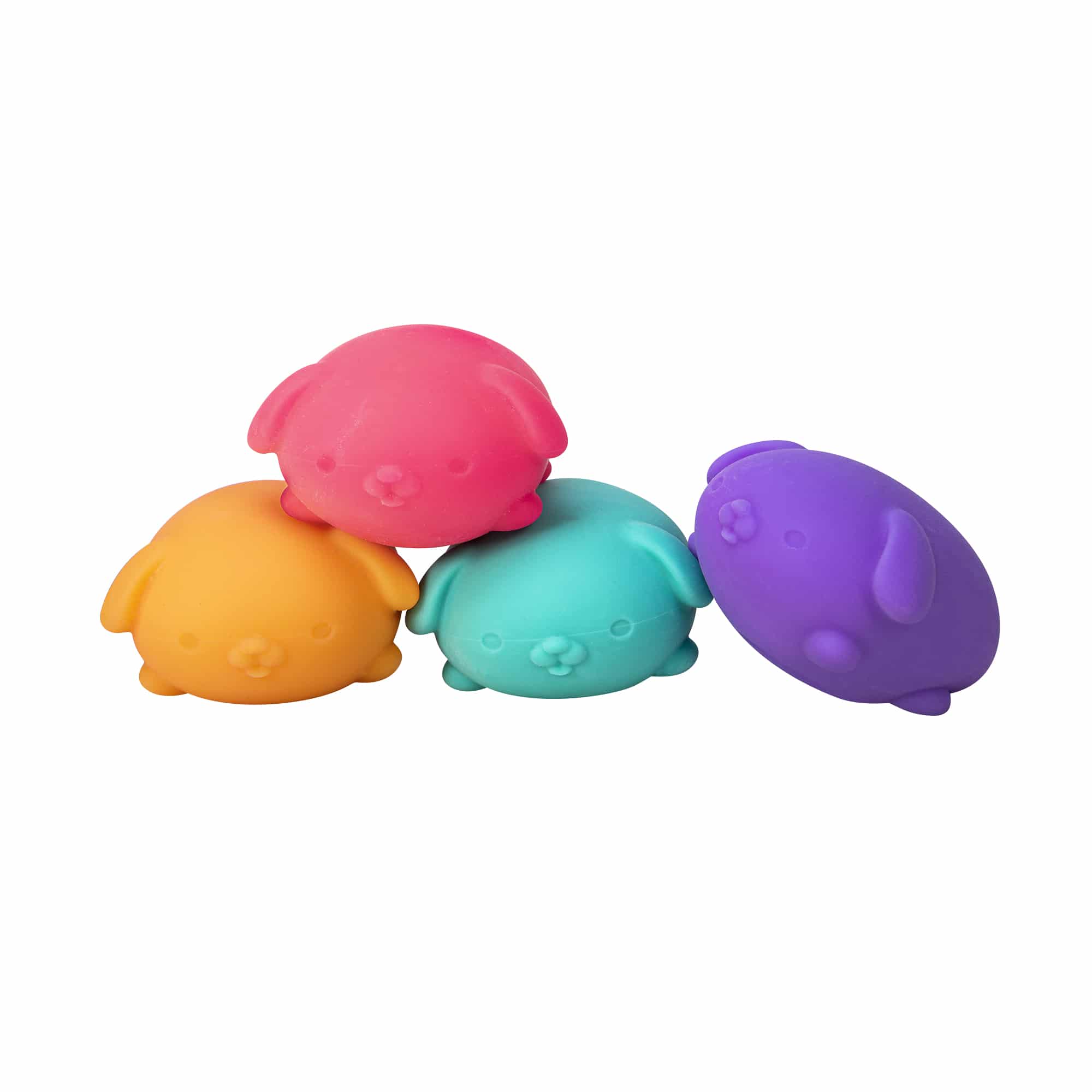 Purrfectly Squishy NeeDoh Funky Pup | Collection Canyon Shore - Collectible Shaggy Monster Squishable Toy Detail