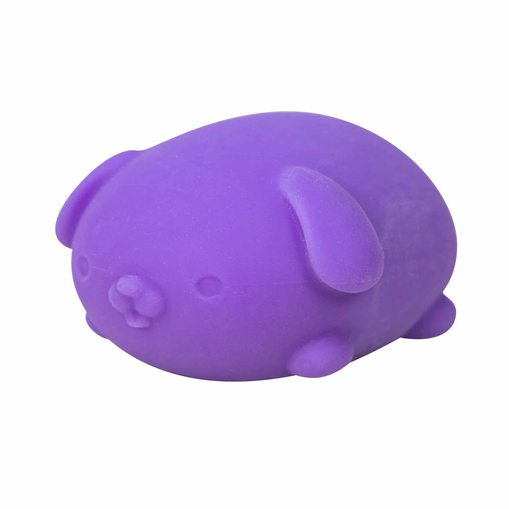 Purrfectly Squishy NeeDoh Funky Pup | Collection Canyon Shore - Collectible Shaggy Monster Squishable Toy Detail