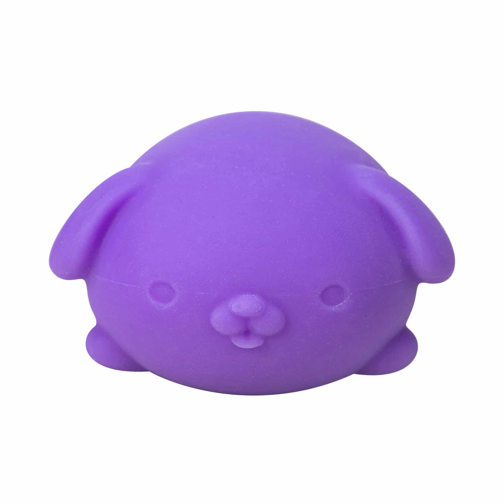 Purrfectly Squishy NeeDoh Funky Pup | Collection Canyon Shore - Collectible Shaggy Monster Squishable Toy Detail