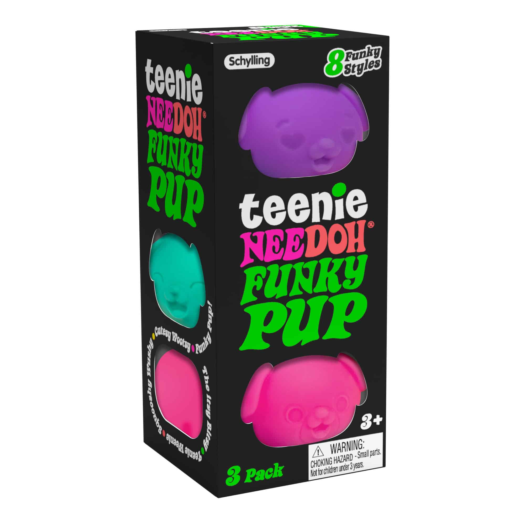 Portable Teenie Teenie NeeDoh Funky Pup | Edition Copper Bloom - Micro Squishy Sensory Balls Multi-Pack Value - Default Title