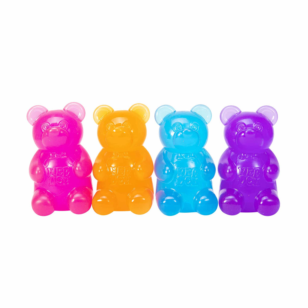 Purrfectly Squishy NeeDoh Gummy Bear | Edition Canyon Forest - Collectible Shaggy Monster Squishable Toy Detail