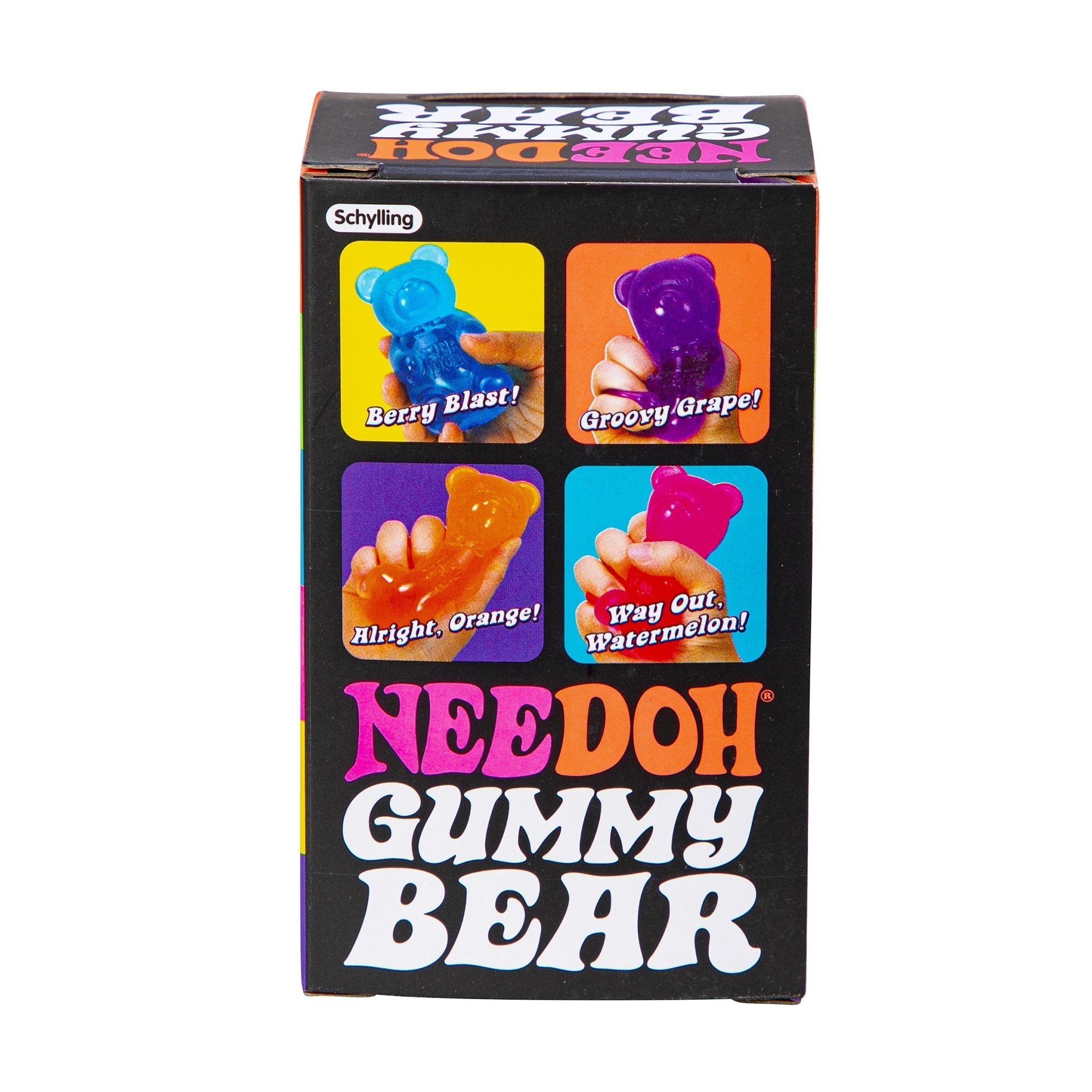 Purrfectly Squishy NeeDoh Gummy Bear | Edition Canyon Forest - Collectible Shaggy Monster Squishable Toy Detail