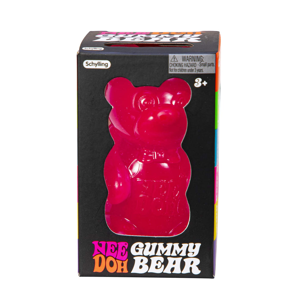 Purrfectly Squishy NeeDoh Gummy Bear | Edition Canyon Forest - Collectible Shaggy Monster Squishable Toy Detail
