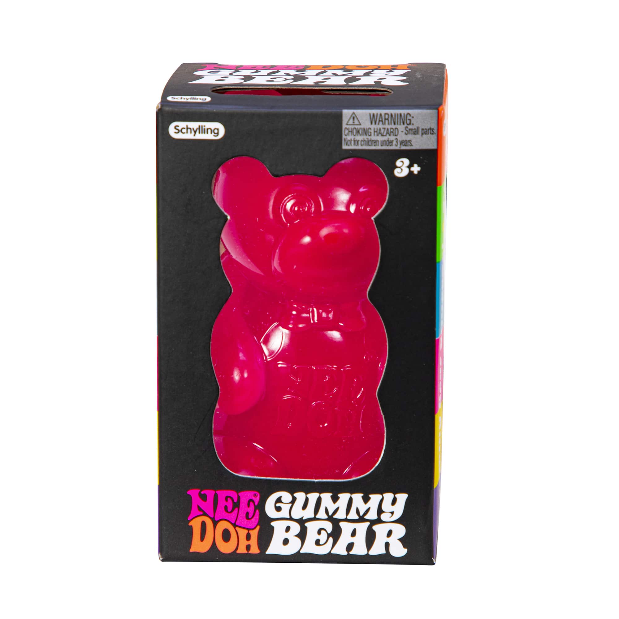 Purrfectly Squishy NeeDoh Gummy Bear | Edition Canyon Forest - Collectible Shaggy Monster Squishable Toy Detail