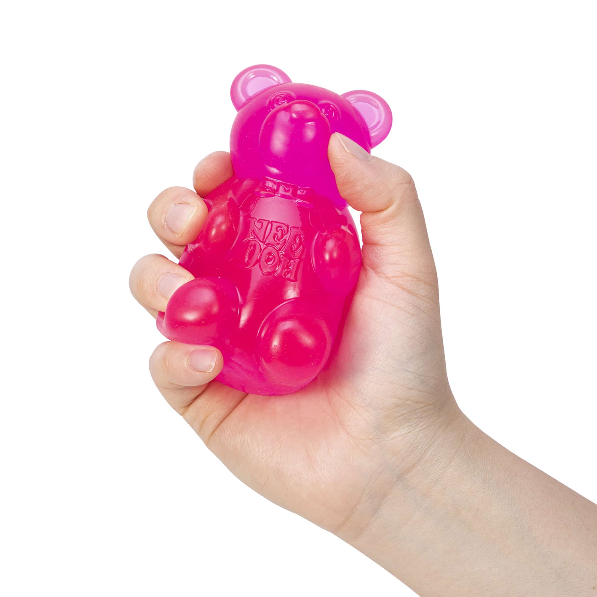 Purrfectly Squishy NeeDoh Gummy Bear | Edition Canyon Forest - Collectible Shaggy Monster Squishable Toy Detail