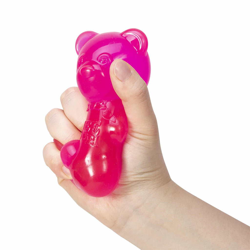 Purrfectly Squishy NeeDoh Gummy Bear | Edition Canyon Forest - Collectible Shaggy Monster Squishable Toy Detail