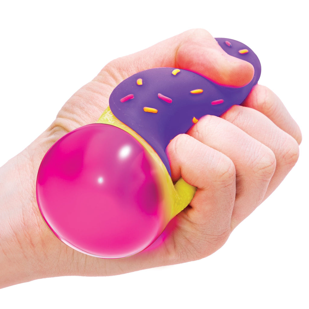 Sweet Treat Shaped Jelly Dohnut NeeDoh | Signature Seaside Lane - Deliciously Soft Cupcake Sensory Glob Detail