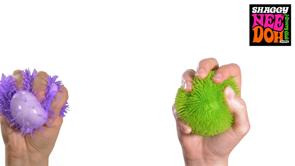 Shaggy Tactile Shaggy NeeDoh | Collection Winter Creek - Spiky Textured Groovy Glob for Sensory Therapy Detail