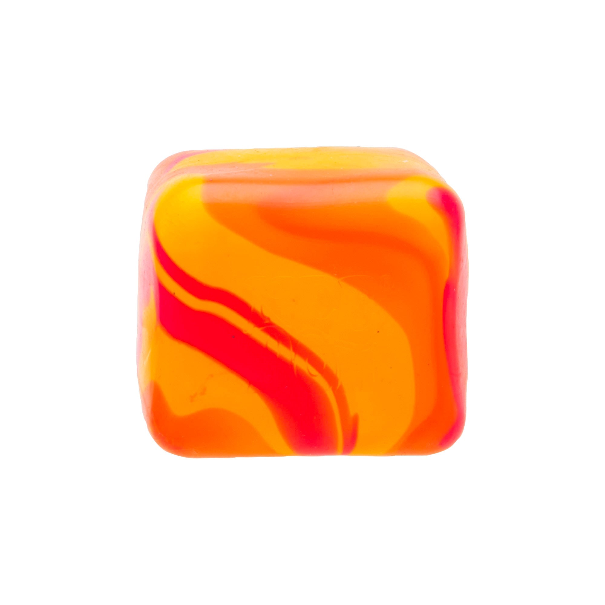 Crystal Clear NeeDoh Nice Cube Swirl | Select Golden Pond - Nice Cubes Clear Satisfying Crunch Stress Toy Detail