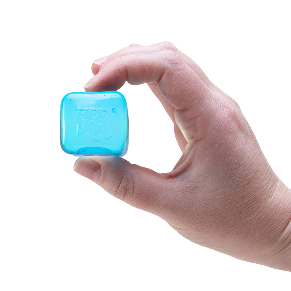 Ice-Cube Texture NeeDoh Nice Ice Baby | Series Canyon Trail - Translucent Jelly Cool Cube Sensory Toy Detail